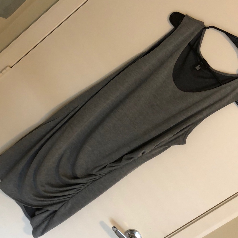 Gray casual dress
